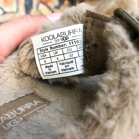 Koolaburra by UGG Fuzzy Cream Slip On Slides 6 - Picture 6 of 6